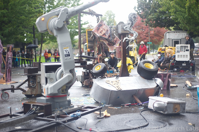 Motoman and Spine Robot carnage